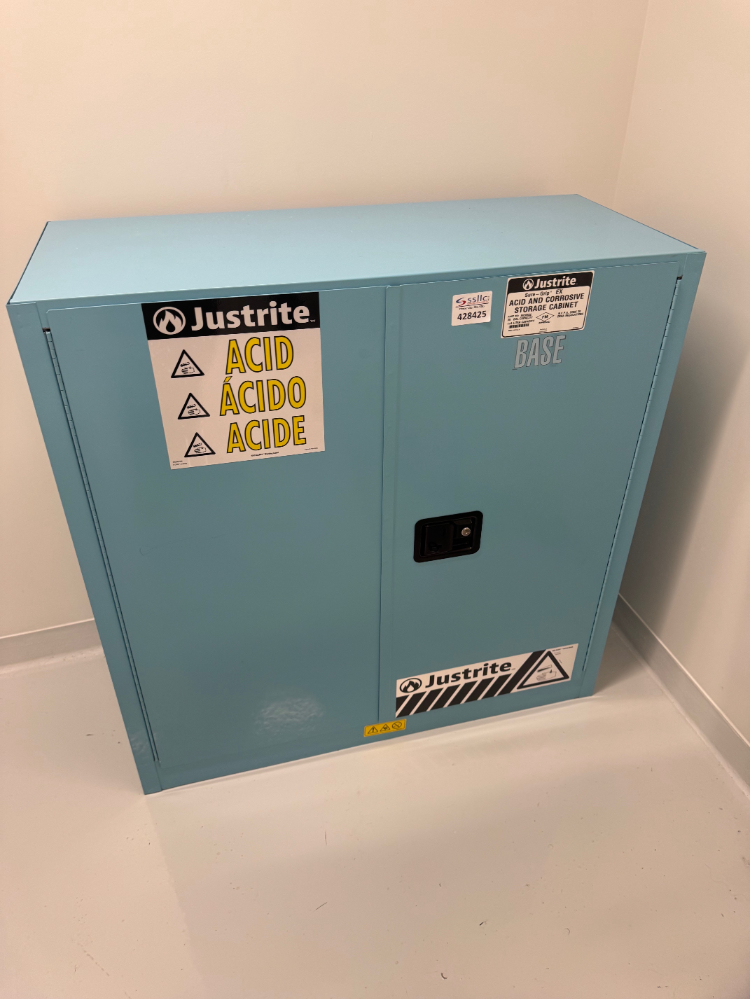Image of Justrite Sure-Grip EX 30 Gallon Acid & Corrosive Storage Cabinet